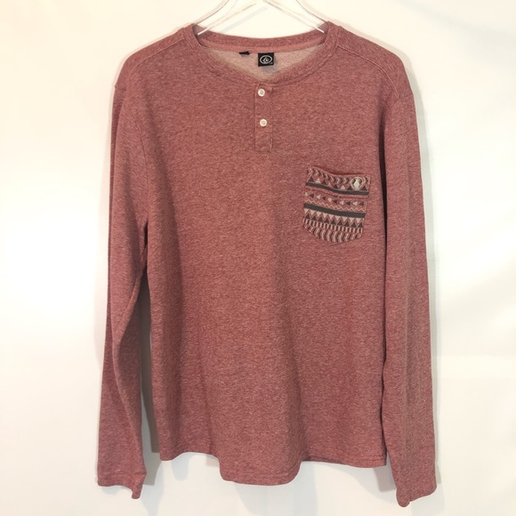 Volcom Other - Volcom Henley Sweatshirt SIZE LARGE